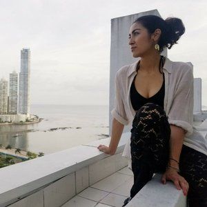 Victoria's Secret - Black Flora Sheer Beach Pants